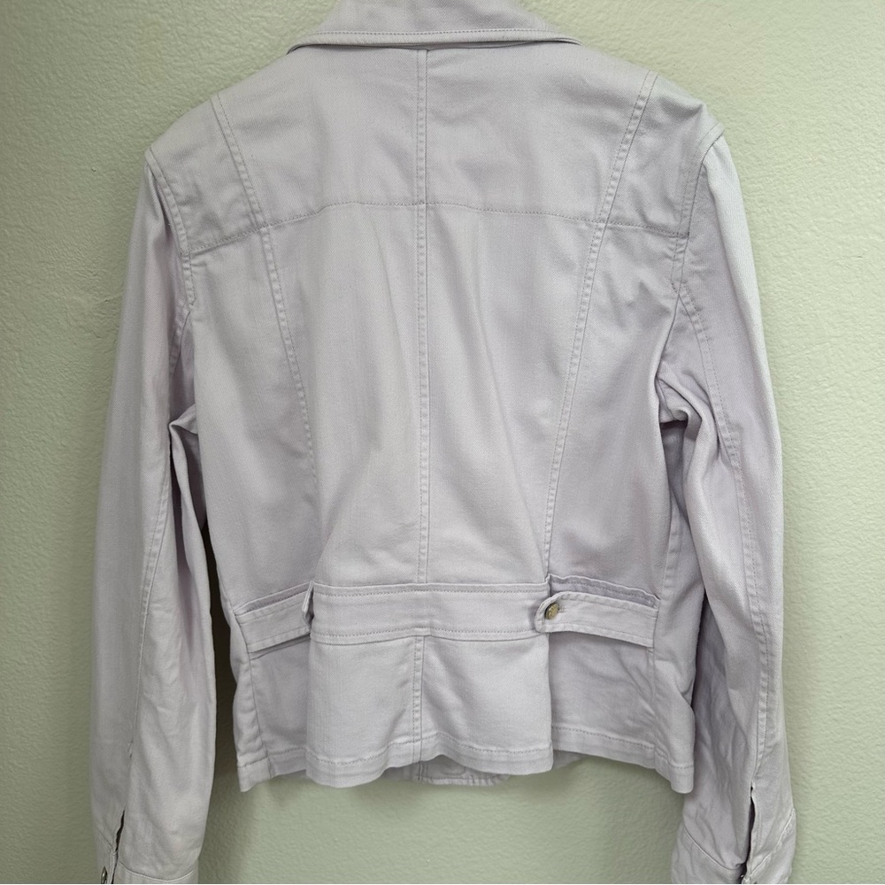 Talbot’s Hint of Pink Denim Jacket - Picture 7 of 10
